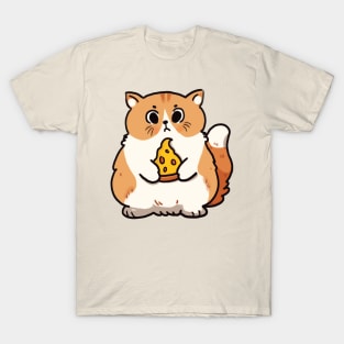 Cute cat pizza thief T-Shirt